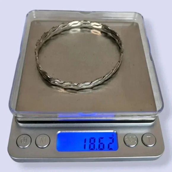 Vintage Tango Sterling Closed Bangle - Picture 4 of 4